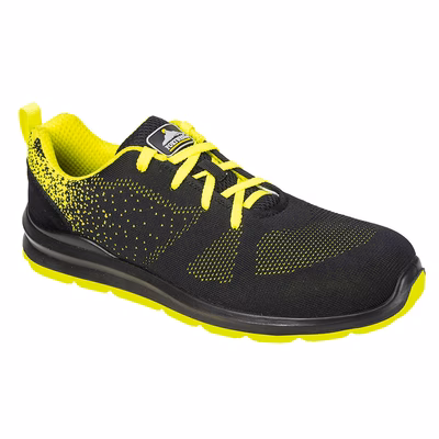 Immagine di Calzatura bassa PORTWEST AIRE TRAINER S1P nero/verde taglia 44