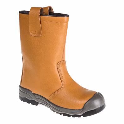 Immagine di Stivale steelite rigger S1P CI (con puntale rinforzato) PORTWEST FW13 marrone taglia 48