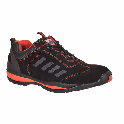 Immagine di Calzatura bassa PORTWEST STEELITE SAFETY TRAINER LUSUM S1P HRO rosso taglia 44