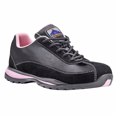 Immagine di Calzatura da donna bassa PORTWEST STEELITE S1P nero/rosa taglia 36