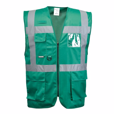 Immagine di Gilet iona executive PORTWEST F476 colore Bottle Green taglia XL