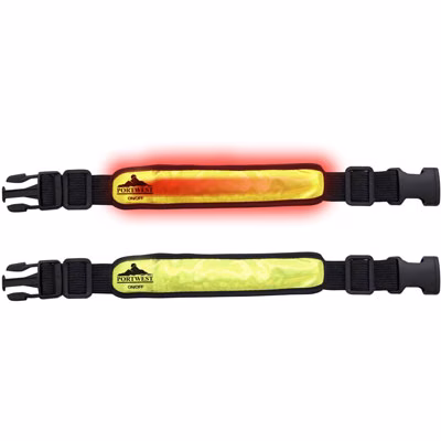 Immagine di Fascia da braccio lampeggiante PORTWEST HV05 colore giallo