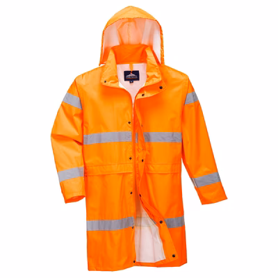 Immagine di Cappotto 100cm hi-vis PORTWEST H442 colore arancione taglia XL