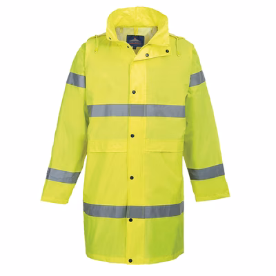 Immagine di Cappotto 100cm hi-vis PORTWEST H442 colore giallo taglia XXXL