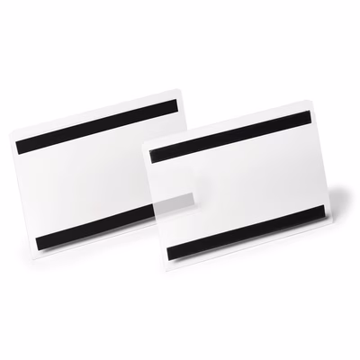 Immagine di Buste per identificazione DURABLE HARD COVER con bande magnetiche f.to A5 orizzontale