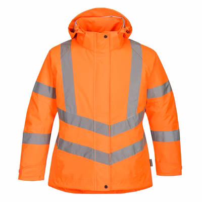 Immagine di Giacca invernale donna hi-vis PORTWEST LW74 colore arancione taglia M
