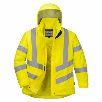 Immagine di Giacca invernale donna hi-vis PORTWEST LW74 colore giallo taglia L