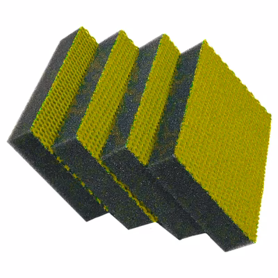 Immagine di Spugna antigraffio EVO SPONGE EUDOREX cm 8x12x3 colore giallo
