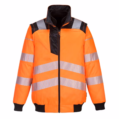 Immagine di Bomber PW3 Hi-Vis 3-in-1 colore arancione/nero taglia L