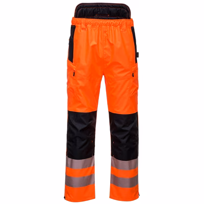 Immagine di Pantalone alta visibilità PORTWEST EXTREME PW3 colore arancione/nero taglia XXL