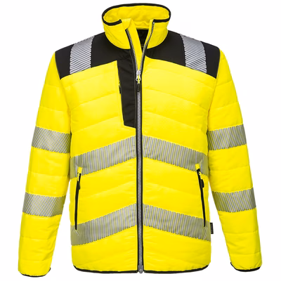 Immagine di Giacca alta visibilità PORTWEST PW3 baffle colore giallo/nero taglia XXL