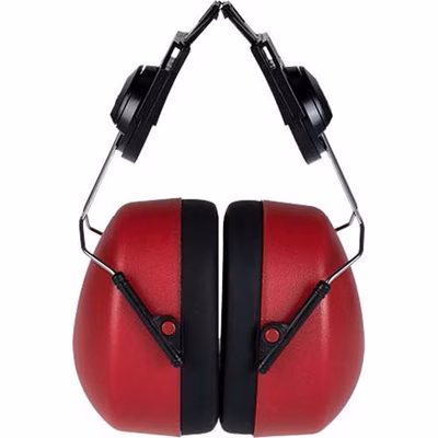 Immagine di Cuffie Clip-on PORTWEST PW42 colore rosso