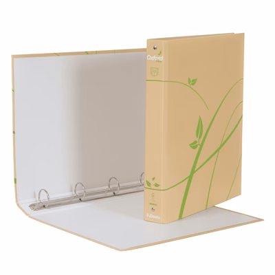 Immagine di Cartelle ad anelli ESSELTE OXFORD GREEN mm 30 colore naturale