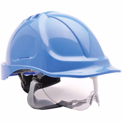 Immagine di Elmetto endurance con visiera PORTWEST PW55 colore blu royal