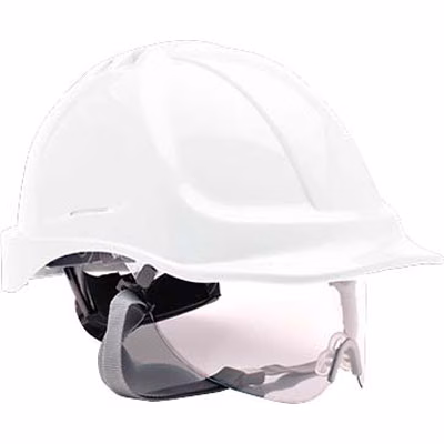 Immagine di Elmetto endurance con visiera PORTWEST PW55 colore bianco