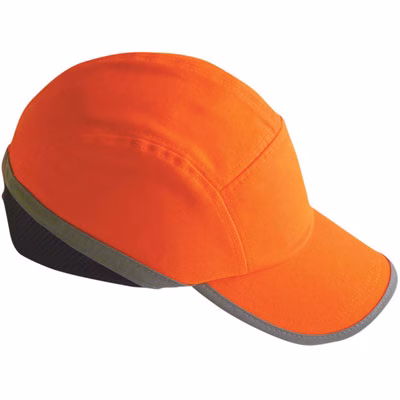 Immagine di Caschetto antiurto con visiera lunga PORTWEST PW79 colore arancione