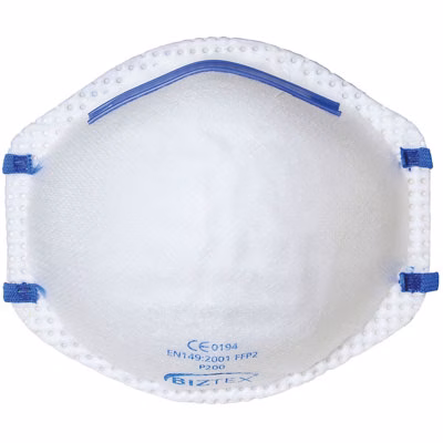 Immagine di Mascherina senza valvola FFP2 PORTWEST P200 colore bianco