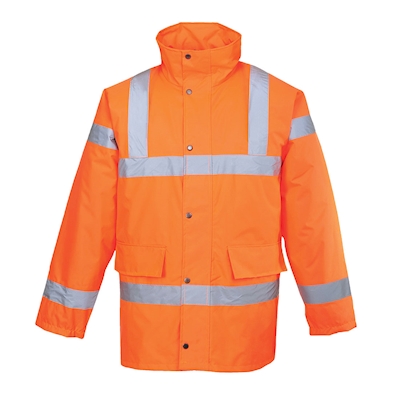 Immagine di Giacca traffic hi-vis PORTWEST RT30 colore arancione taglia XXXXXL