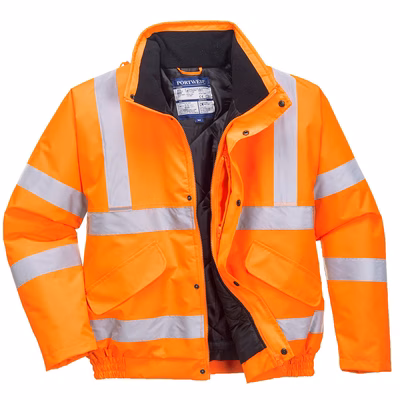Immagine di Bomber hi-vis PORTWEST RT32 colore arancione taglia XXXXL