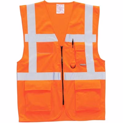 Immagine di Gilet PORTWEST EXECUTIVE BERLINO colore arancione taglia S