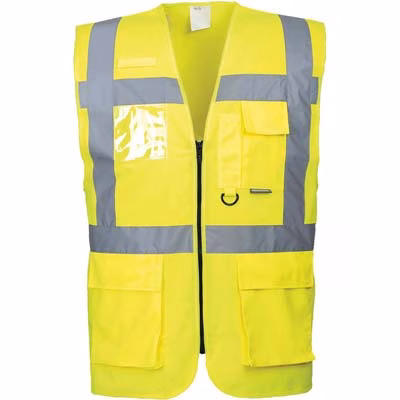 Immagine di Gilet PORTWEST EXECUTIVE BERLINO colore giallo taglia XXL