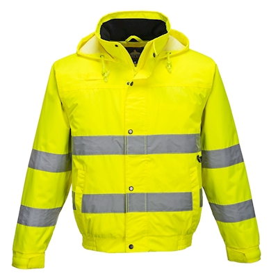 Immagine di Bomber impermeabile lite hi-vis PORTWEST S161 colore giallo taglia S