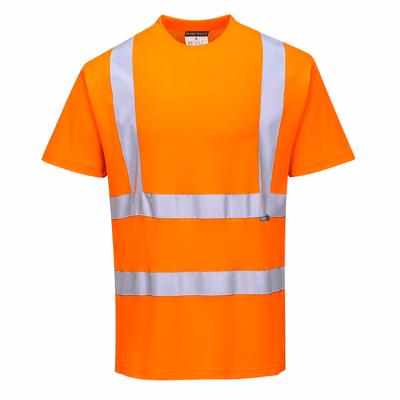 Immagine di T-shirt cotton comfort hi-vis PORTWEST S170 colore arancione taglia M