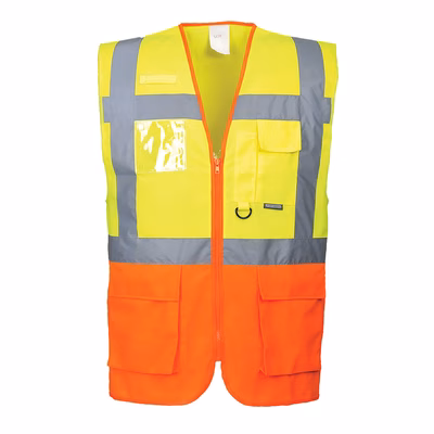Immagine di Gilet executive praga PORTWEST S376 colore Yellow/Orange taglia L