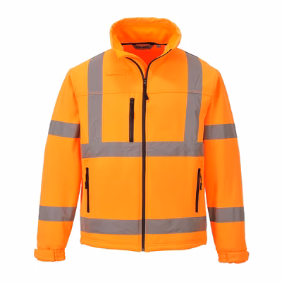 Immagine di Softshell classic hi-vis (3l) PORTWEST S424 colore arancione taglia XXL