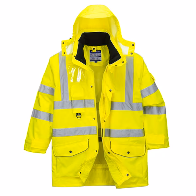 Immagine di Giacca traffic 7 in 1 hi-vis PORTWEST S427 colore giallo taglia XXXXXXL