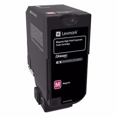 Immagine di Corporate lexmark 74c2hme (74c2hm0) magenta 12000 copie