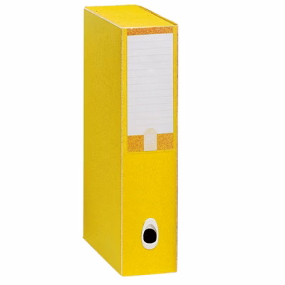 Immagine di Portaprogetti LEONARDI PLUS dorso 8 giallo