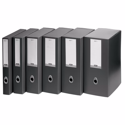 Immagine di Portaprogetti LEONARDI PLUS dorso 8 grigio antracite