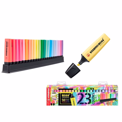 Immagine di Set da scrivania STABILO BOSS deskset da 23 colori assortiti