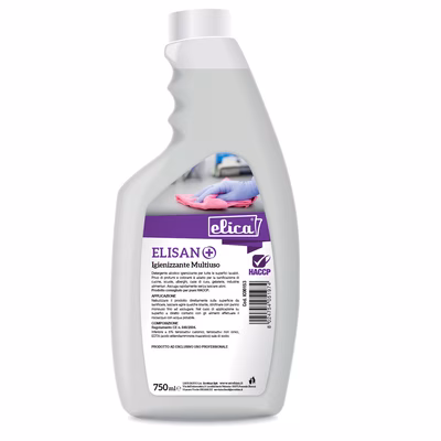 Immagine di Detergente liquido igienizzante multiuso ELICA ELISAN ml 750 spruzzatore non incluso