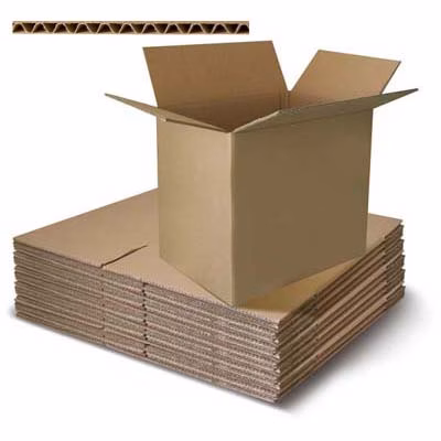 Immagine di Scatola cartone onda singola cm 30x20x15 avana