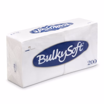 Immagine di Tovagliolo in carta 1 velo 33x33 bianco 200pz