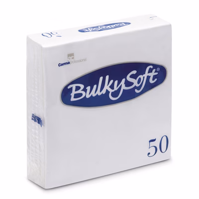 Immagine di Tovagliolo in carta 2 veli 33x33 bianco 50pz