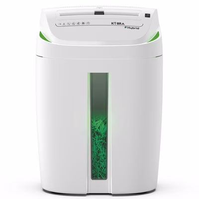 Immagine di Distruggidocumenti a strisce KOBRA S4-HYBRID livello sicurezza P-2 colore bianco