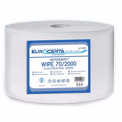 Immagine di Rotolo industriale EUROCARTA Wipe 70/2000 2 veli 1658 strappi metri 580,30