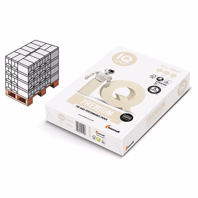 Immagine di Pallet carta bianca per fotocopie A4 g80 MONDI IQ TRIOTEC PREMIUM risma da 500 fogli (Lazio)