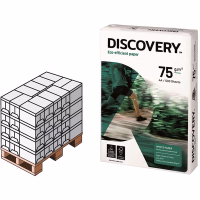 Immagine di Pallet carta bianca per fot. A4 g75 NAVIGATOR DISCOVERY risma 500 fogli (Calabria-Sicilia-Sardegna)