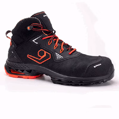 Immagine di Calzatura alta BASE DUBLIN S3S ESD LG FO SR-BK nero/arancio taglia 35