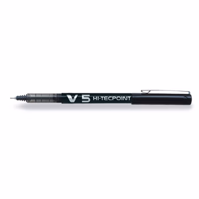 Immagine di Roller colore nero PILOT HI-TECPOINT V5 punta superfine mm 0,5