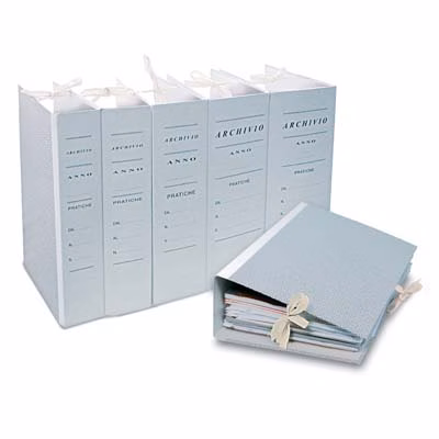 Immagine di Faldoni archivio dorso cm 5 con lacci