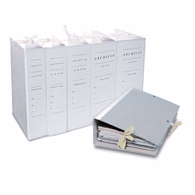 Immagine di Faldoni archivio dorso cm 20 con lacci