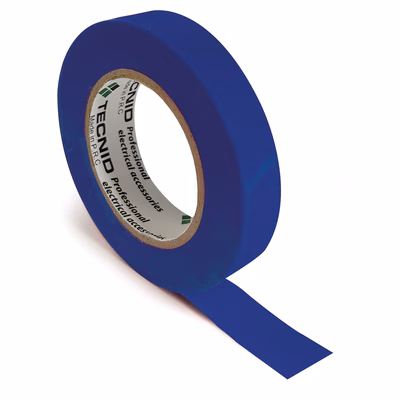 Immagine di Nastro autoadesivo isolante mm 15x10 m certificato VDE colore blu