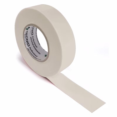 Immagine di Nastro autoadesivo isolante mm 19x25 m certificato VDE colore bianco