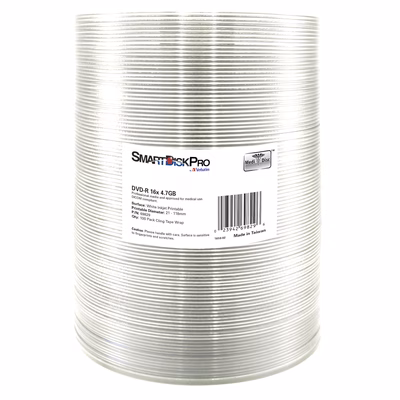 Immagine di SmartDisk DVD-R Inkjet White Printable 4,7Gb 16X - Siae esclusa
