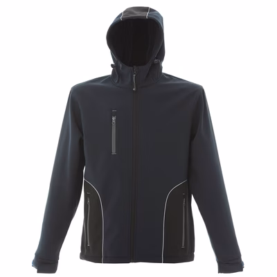 Immagine di Giubbino da lavoro softshell JRC MERANO colore blunavy taglia XL